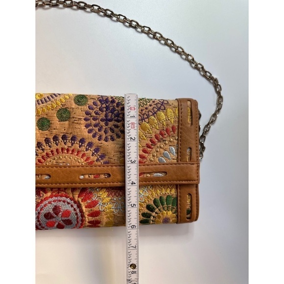 Sondra Robert’s Squared Corcked Clutch Purse - Picture 8 of 8